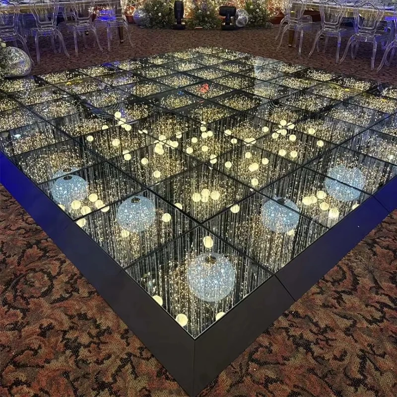 

Power on and Light Luminous Dancing Anti-slip Portable 3D Starry Dance Floor