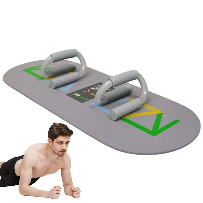 

Pushup Handles For Floor S Shape Pushup Handles Bar Home Gym Accessories Professional System With Non-Slip Mat For Floor
