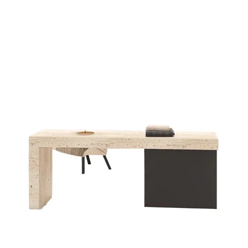 Clothing store Nakajima table travertine display table, women's clothing store shoe and bag accessories