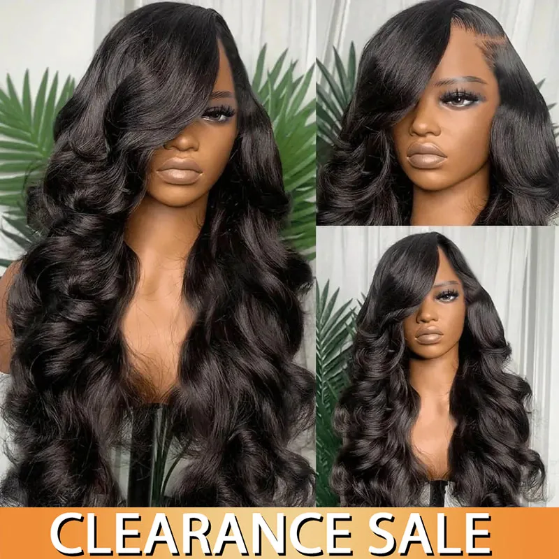 30 38 Inch Body Wave 13x6/4 Hd Lace Frontal Wig Human Hair 180% Density Brazilian Pre Plucked Lace For Women 4x4 Remy Wig Sale