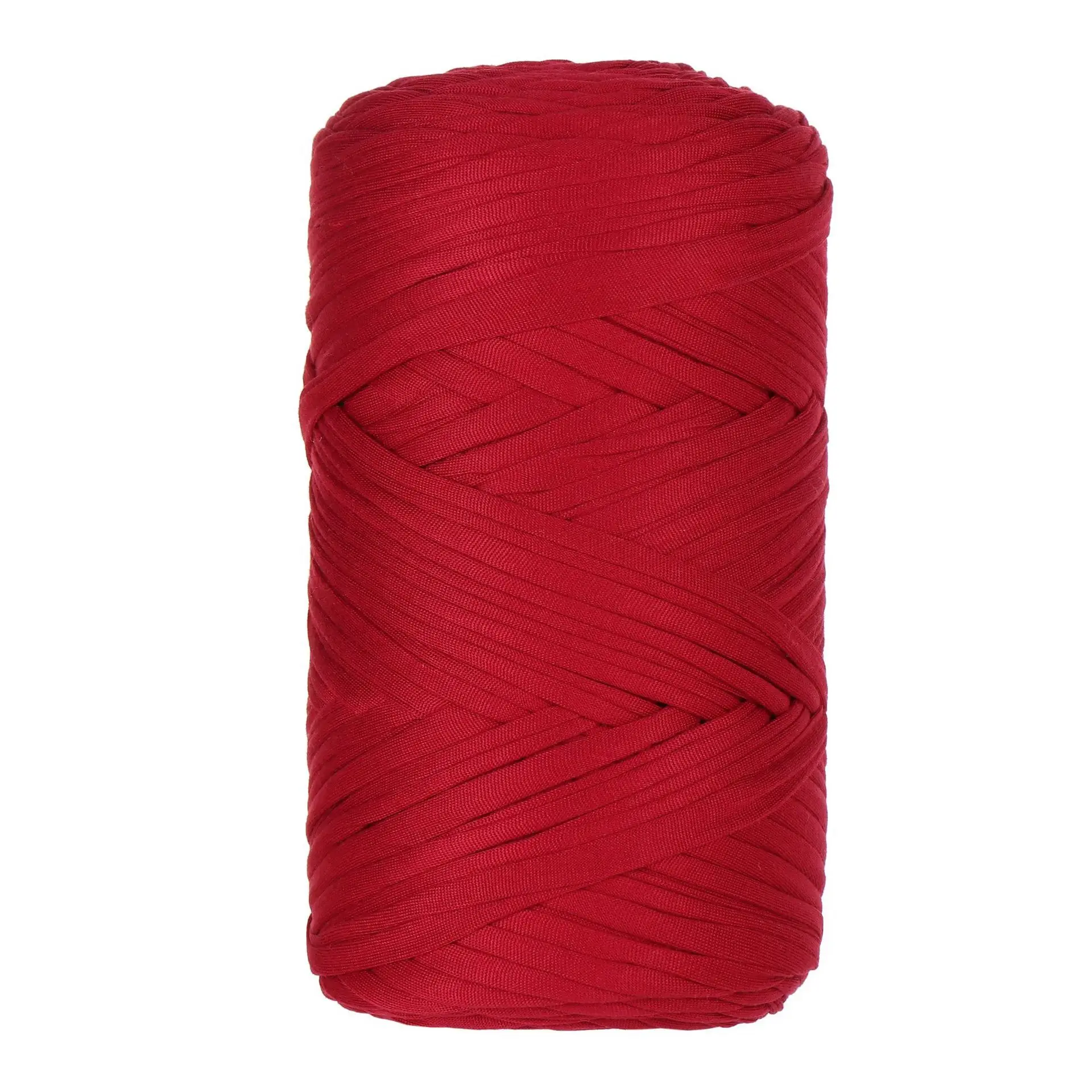 غزل تي شيرت من البوليستر لصناعة الكروشيه والحياكة بنفسك - الحقائب والوسائد والدمى والسلال والأوشحة 400 جرام/ 120 م #6