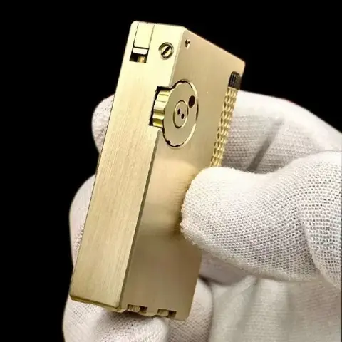 이중 연료 탱크 리프팅 암 등유 라이터, 손으로 새긴, 사이드 풀리, 황동 라이터, 남성용 시리즈 선물