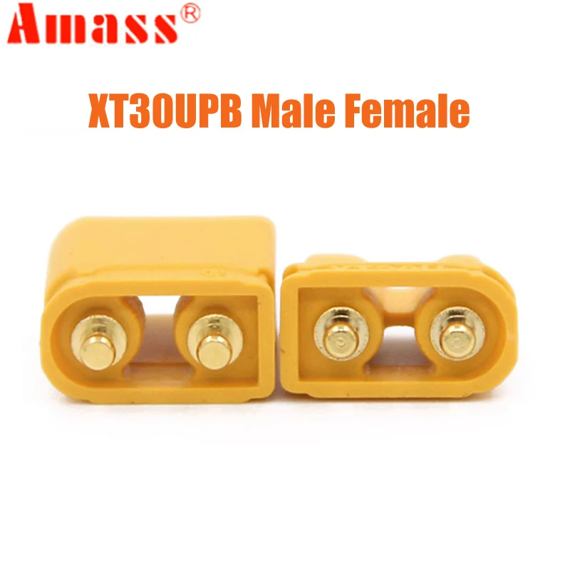 5/10 أزواج/5/10/20 قطعة حقيقية Amass XT30UPB XT30 UPB 2 مللي متر التوصيل ذكر/أنثى رصاصة موصلات المقابس لبطارية ليبو RC