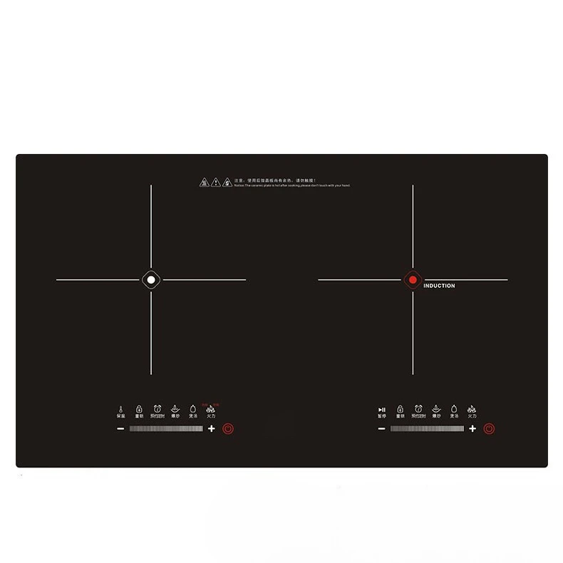 

Household Double-head Double-stove Induction Cooker Electric Ceramic Stove High-power Embedded Combined Cooker.
