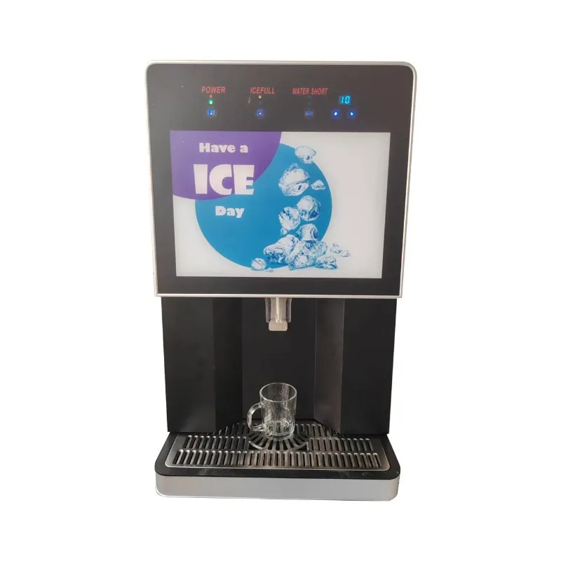 Airo Commercial Automatic Shape Daily Output 100kg Ice Maker Machine 220v Water Dispenser with High Production Efficiency
