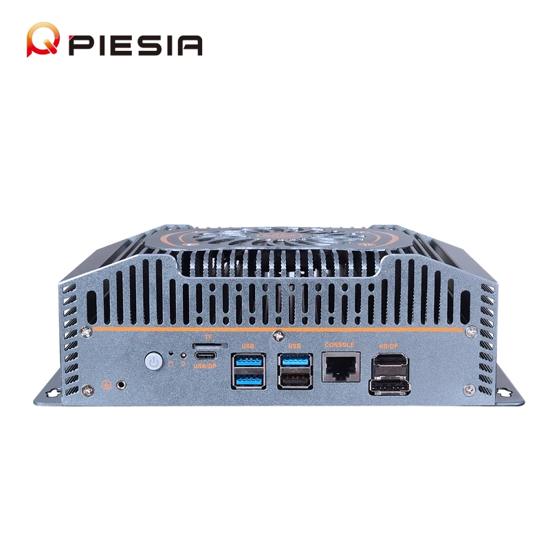 Piesia 12th Gen AI Robot Edge Computing IoT Gateway 6 Lan Core I5 I7 Ultra DDR5 X86 جهاز توجيه صناعي Pfsense جدار الحماية كمبيوتر صغير