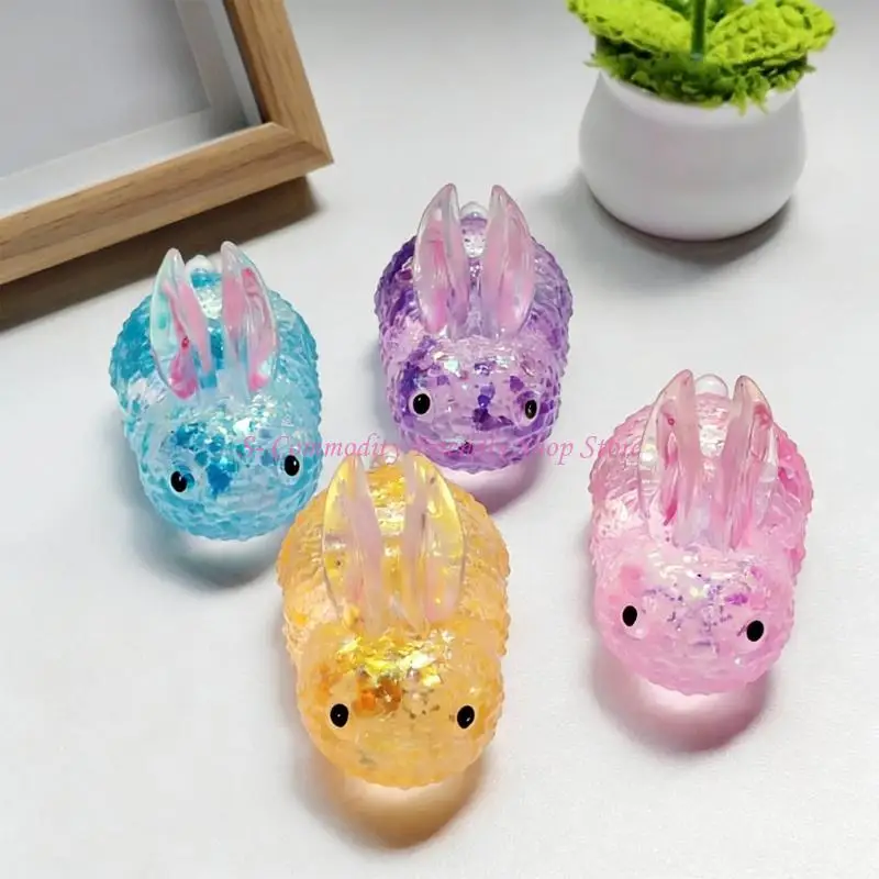 85AE Creative Glitter Stress Relief Gadget Hedgehog Durable TPR Material For Hand Exercise
