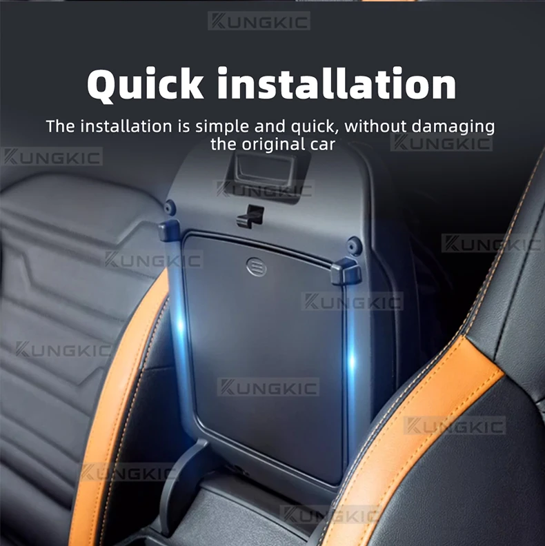 Für 2022 2023 2024 2025 2026 Ford Ranger T9 Auto-Armlehnenbox Versteckte Aufbewahrungsbox Mittelkonsole Aufbewahrungskoffer – Detail 6