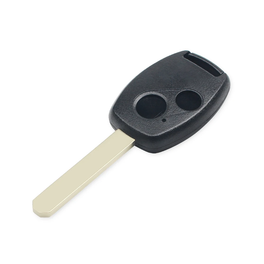 KEYYOU 2/3/3/4 Button Uncut Blade Remote Car Key Shell For Honda Fit Accord Civic CRV Pilot Insight Jazz HRV Fob Case Cover