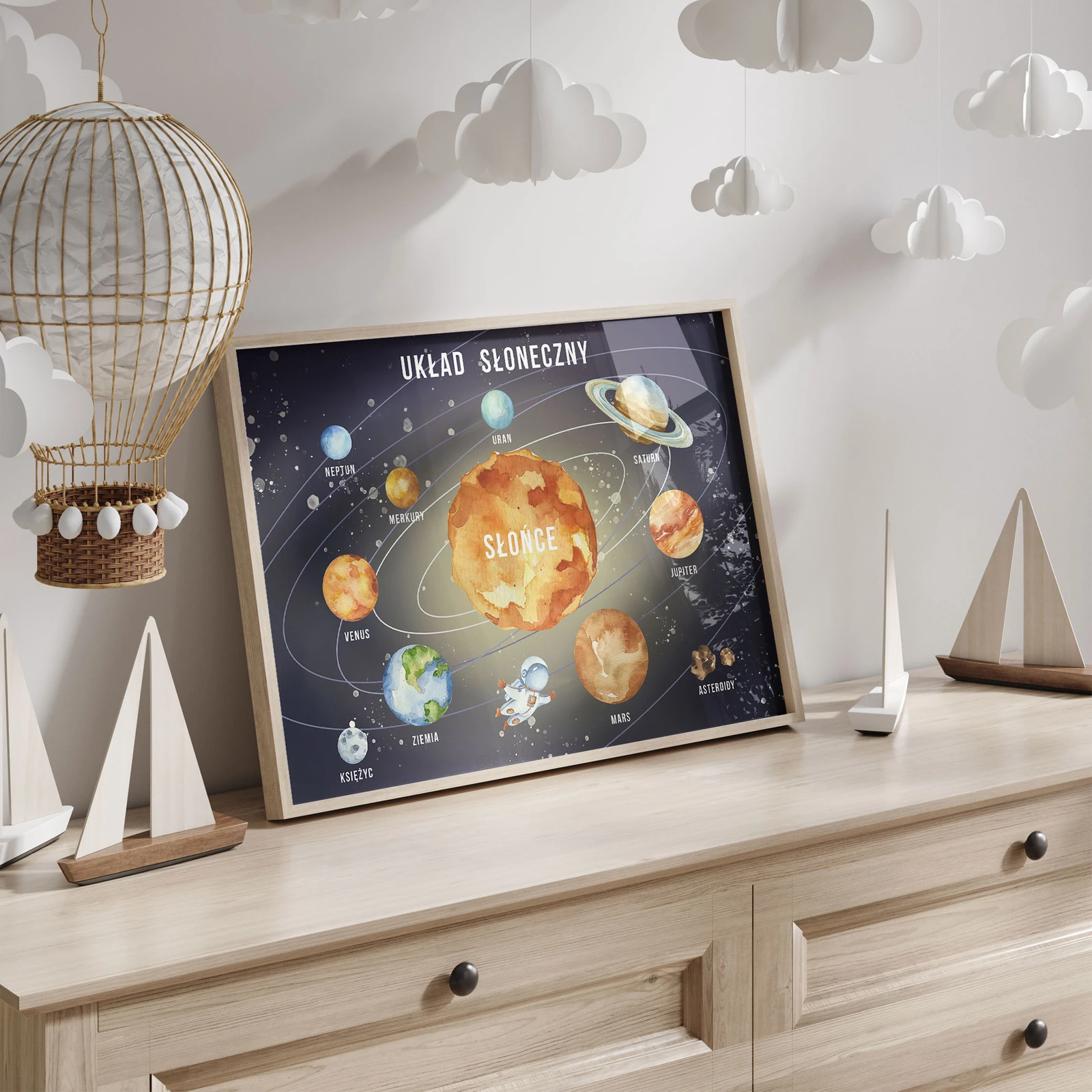 

Solar system educational poster for kids Poster Wall Painting Print Home Decor Home Decor Living Room Decor Bedroom Decor Canvas