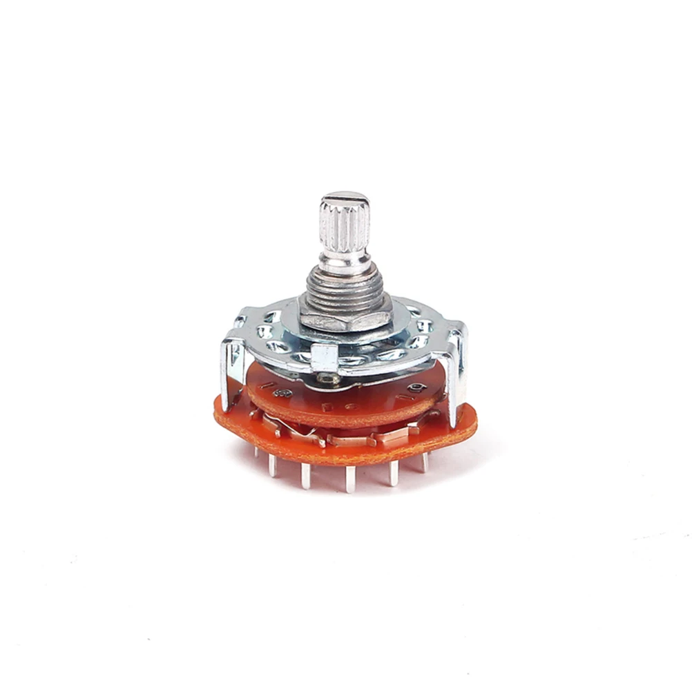 

Potentiometer Switch Band Channel Rotary 3 Pole 4 Position Selector Spiral Guitar Amp