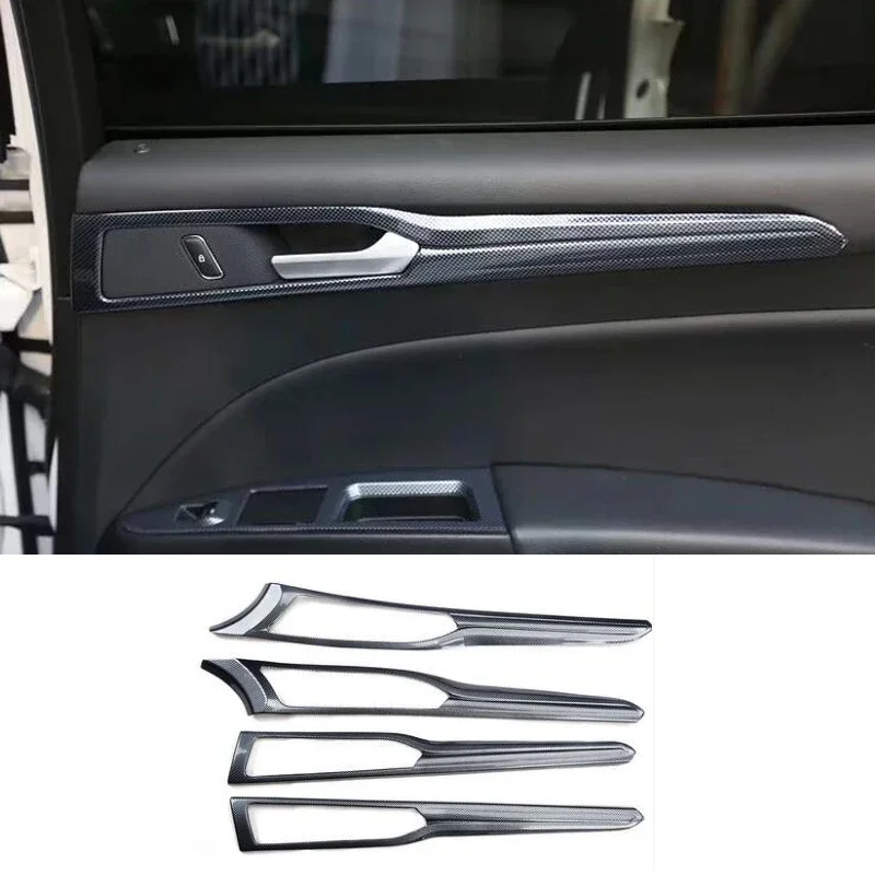 

For Ford Mondeo 2017 2018 Car Interior Door Handle Bowl Decoration Frame Cover Trim Car Styling ABS Accessories 4pcs