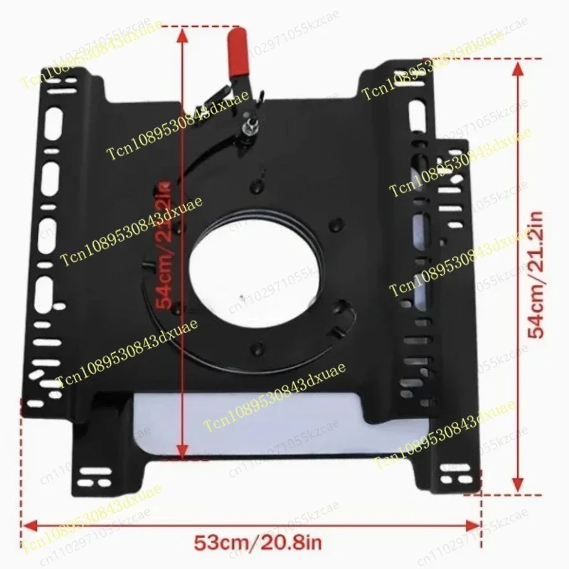 Car Seat Turntable 360° Rotation Mechanism, Smooth Swivel Base for VW T5/T6, Universal Vehicle Seat Accessories