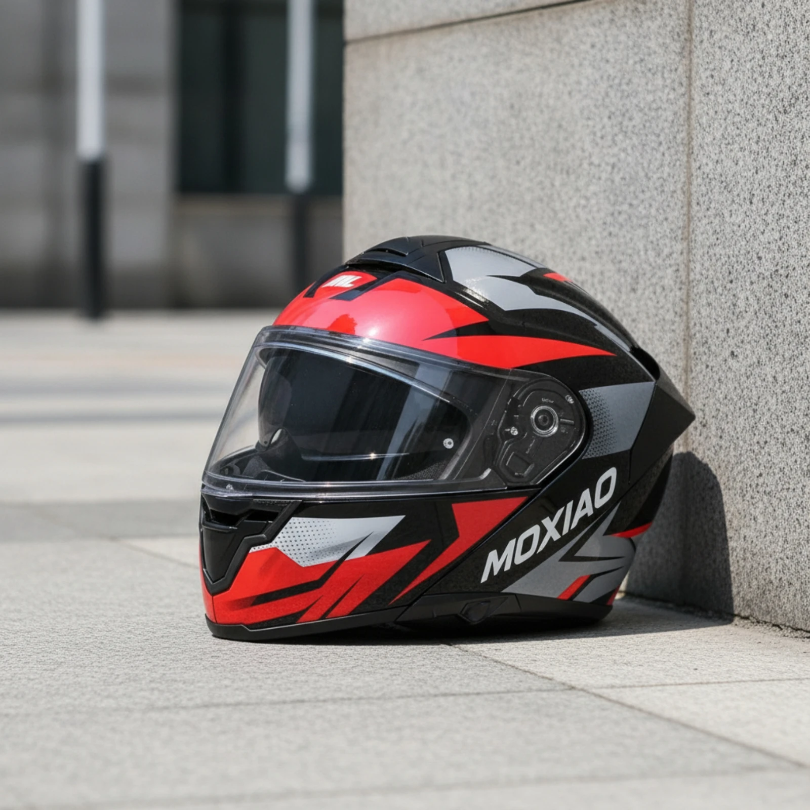 Motorcycle Helmet with Dual Visor DOT Certified Motorcycle Helmet with Sun Visor Aerodynamic Anti-Fog for Commuters