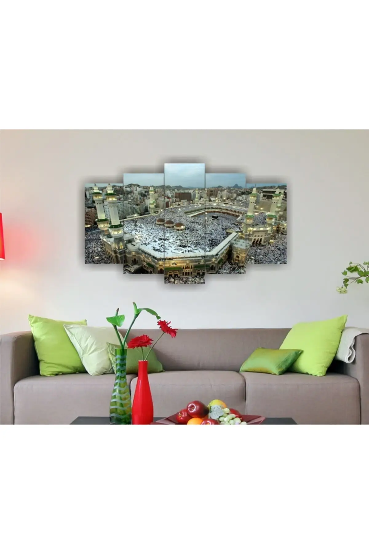 

DOLBOVI Kabe landscape religious 5 piece canvas wall painting