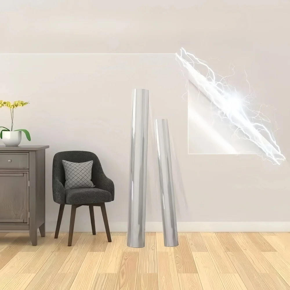Transparent Wall Protector Film Electrostatic Adsorption Protective Film Kitchen Oil Proof Wall Sticker Self Adhesive Wallpaper