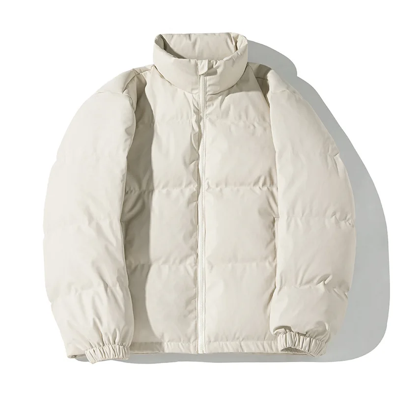 Coat Male Men's Fashion Windbreaker Winter Parka  Streetwear Jacket Autumn Overcoat Windproof Casual Warm Hombre PU Outdoors