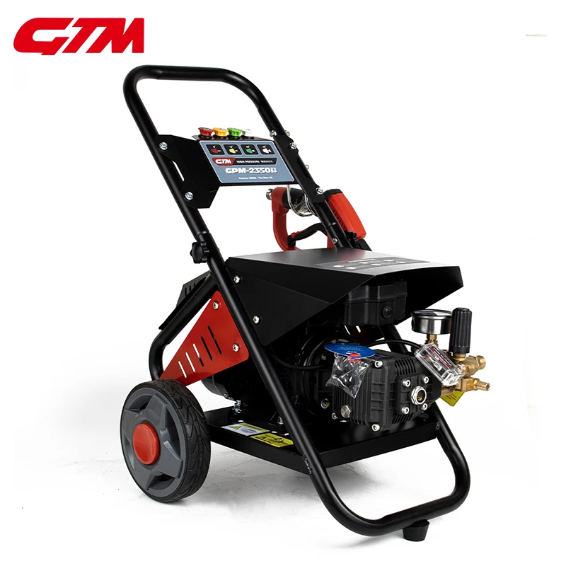 GTM Cordless Brushless Electric Portable 90bar 2500w High Pressure Machine Washer For Car Wash