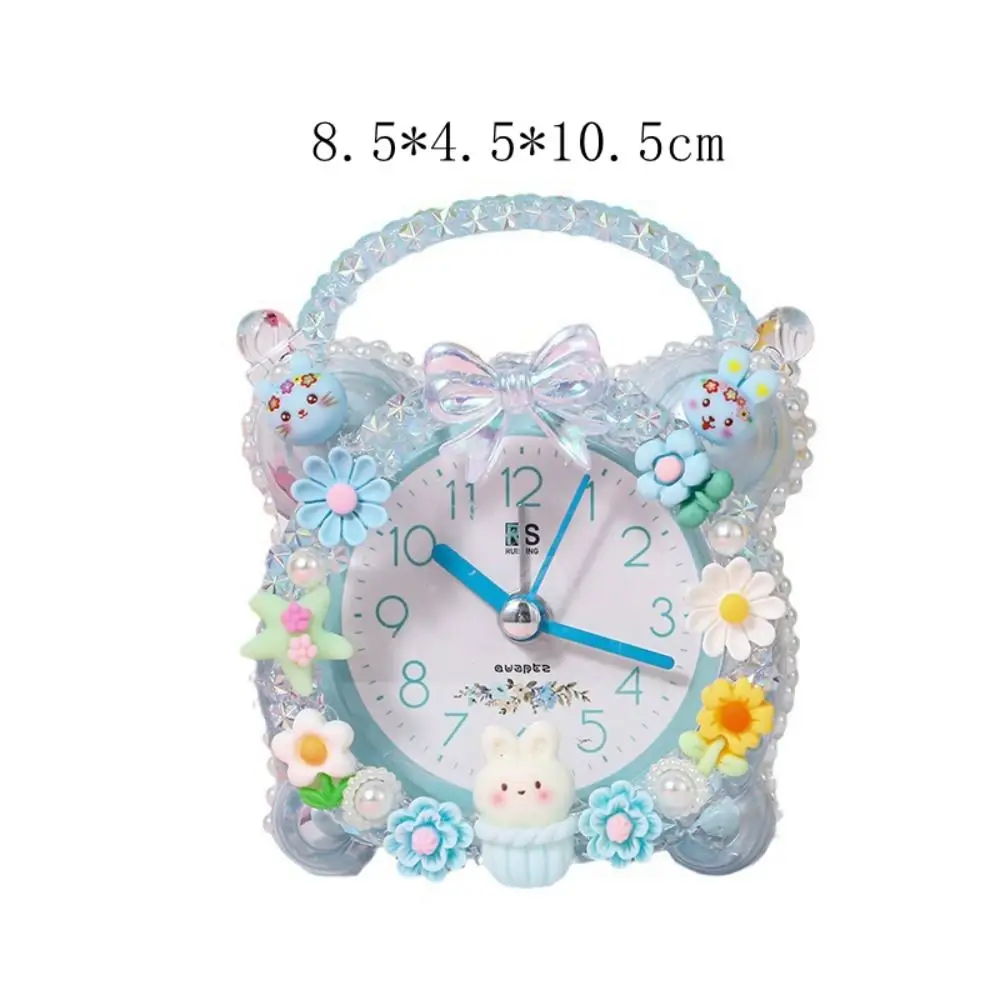 Cream Gum Cartoon Alarm Clock Material DIY Colorful DIY Homemade Alarm Clock Rabbit Cute Electronic Clock Material Pack