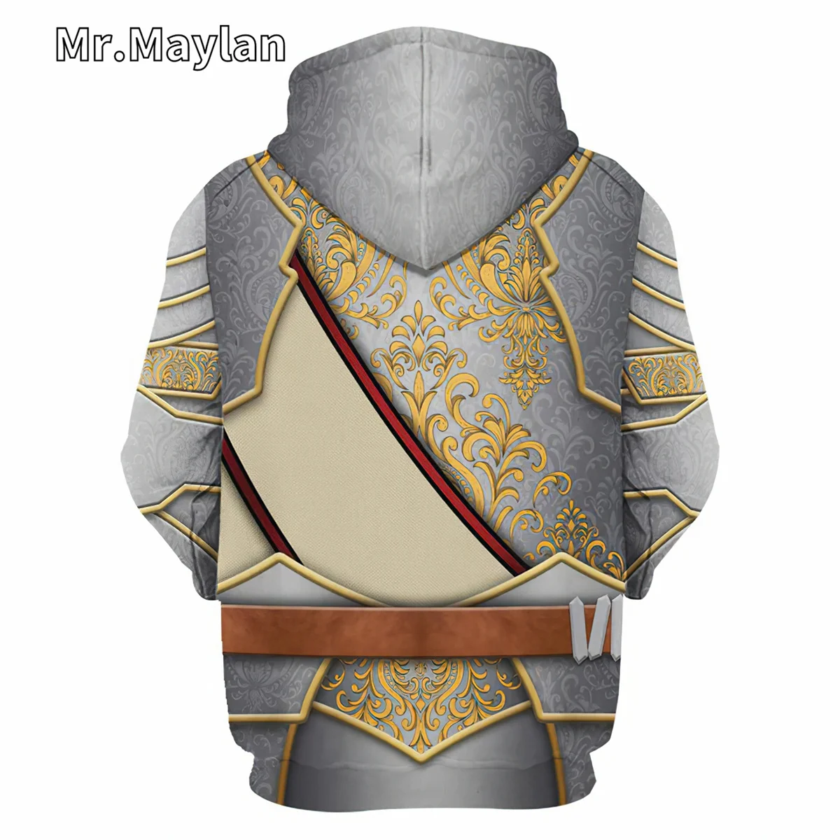 Paladin kostum Cosplay pria, baju berolahraga kasual Pullover ritsleting penuh cetak 3D Unisex, sweater Hoodie pria Streetwear