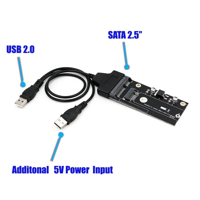 Add On-kaarten voor Lenovo/USB SATA/SSD-adapterkaart SATA SSD-adapter Raiser voor Lenovo Carbon x1 voor Lenovo/Thinkpad x1 Carbon NIEUW