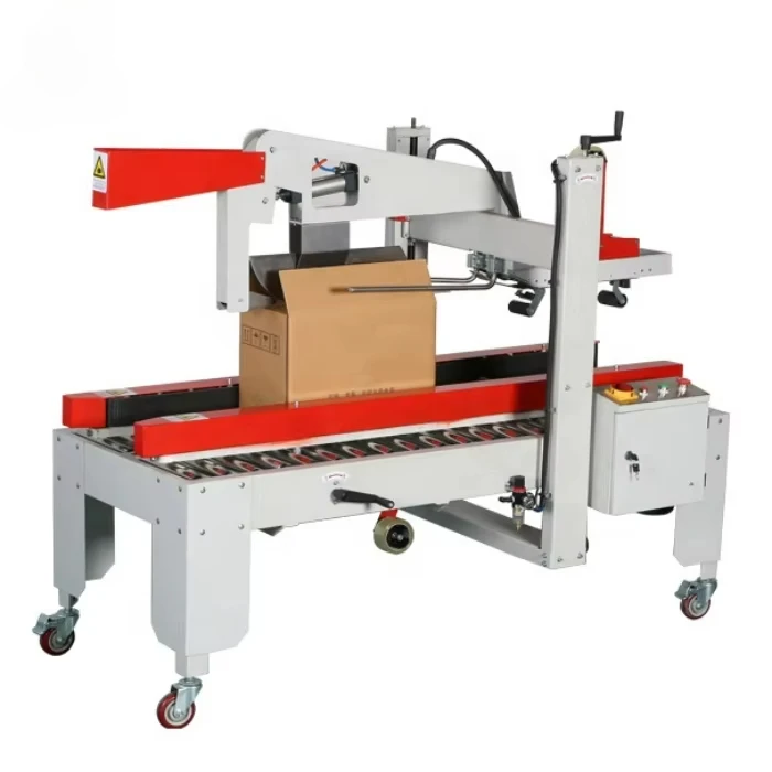 

Automatic Milk Carton Sealing Packing Machine | Case Erector & Sealer | Affordable Price For Dairy Packaging Equipment