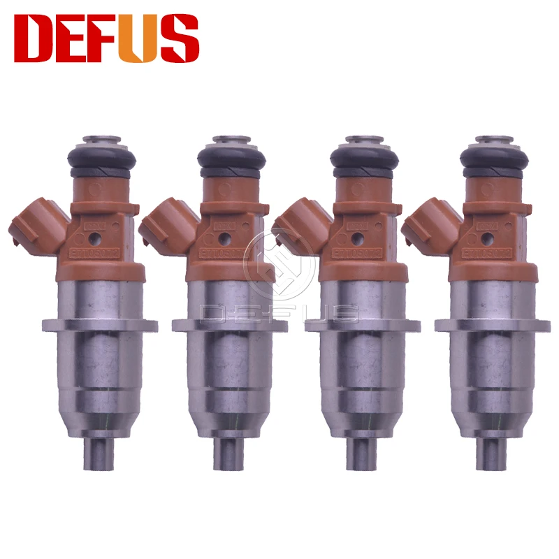 

DEFUS 4pcs Brand new Fuel Injector Nozzle OEM E7T05072 For Mitsubishi Pajero IO H67W H77W 4G93 4G94 Pajero Pinin 2.0 Car Part