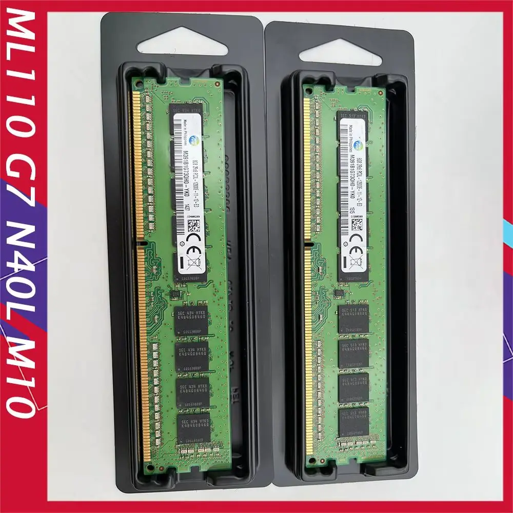 

2 шт. для HP ML110 G7 N40L M10 8 ГБ 8G DDR3 1600 2Rx8 UDIMM ECC серверная память