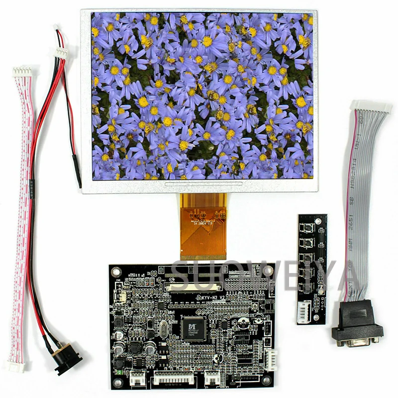 Imagem -02 - Original Polegada A070sn02 Monitor Lcd Brilho 500 Lêndeas Ips Tela Lcd hd mi Vga Dvi Controlador Dirver Board de Alta Qualidade