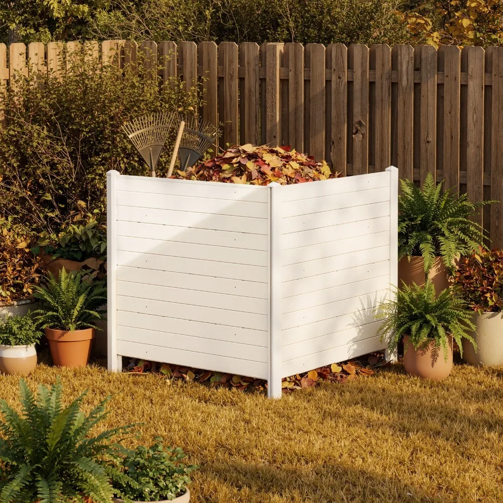 

92x45in Privacy Fence Panels, Air Conditioner Fence Decorative Fences for Yard