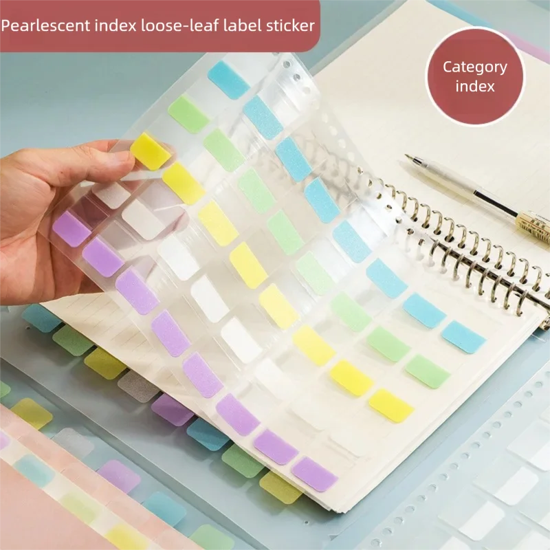 Colored Page Markers, Fluorescent Sticky Tabs, Neon Sticky Notes Flags, Waterproof Writable Translucent Page Flags For Books