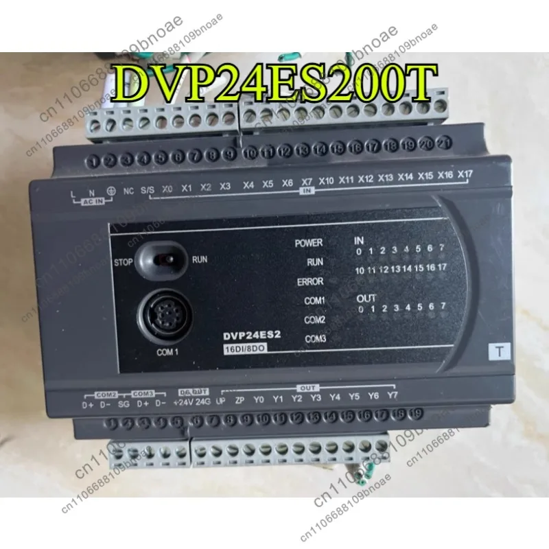 Second-hand PLC module DVP24ES200T function test is normal