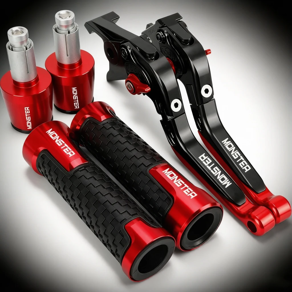 

For DUCATI Monster 797 821 MONSTER DaRk 2014 - 2018 Motorcycle Clutch Lever Brake Levers Handlebar Handle Hand Grips Ends