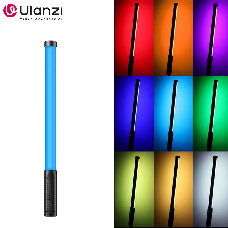 Ulanzi VL119 RGB Tube Light Ręczna lampa wideo LED Różdżka Kolorowe światło w sztyfcie CRI 95+ 2500K-9000K Oświetlenie studia fotograficznego