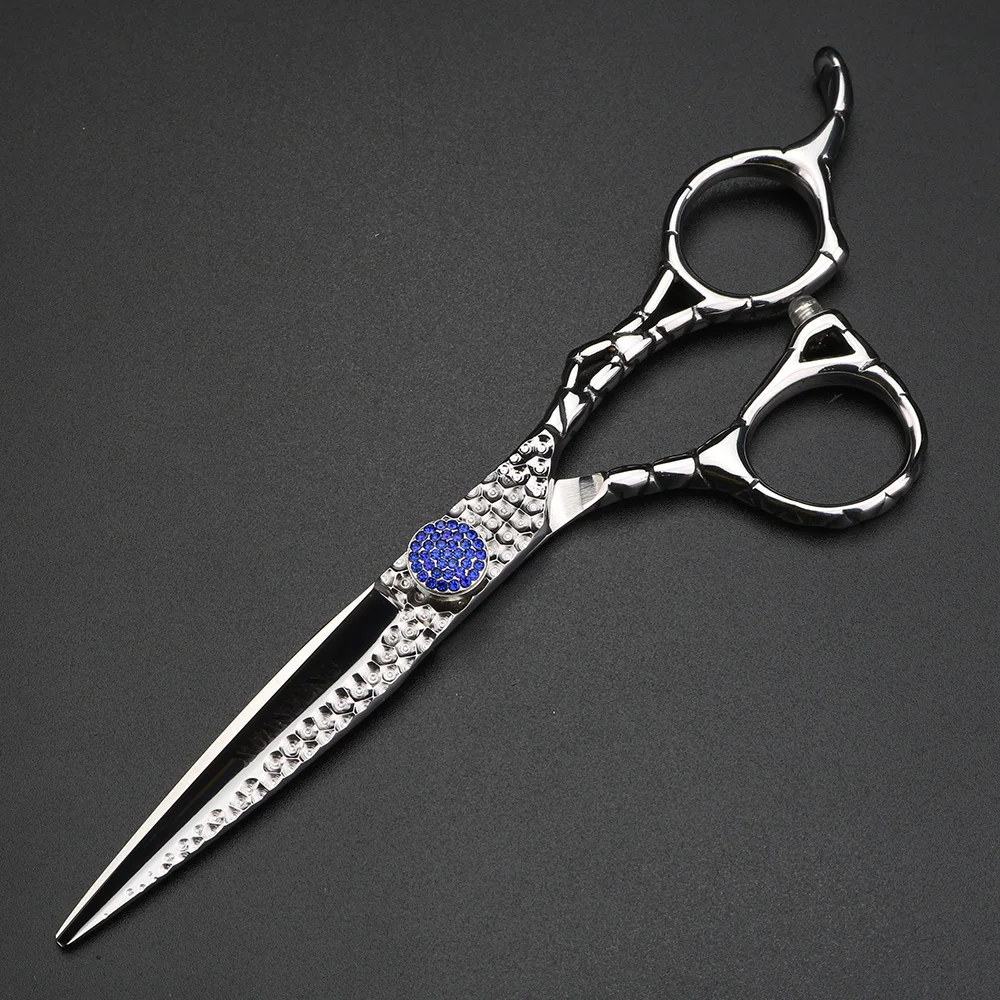 Forged hair scissors 6 inch Japanese 440C steel cutting and thinning scissors Barber scissors