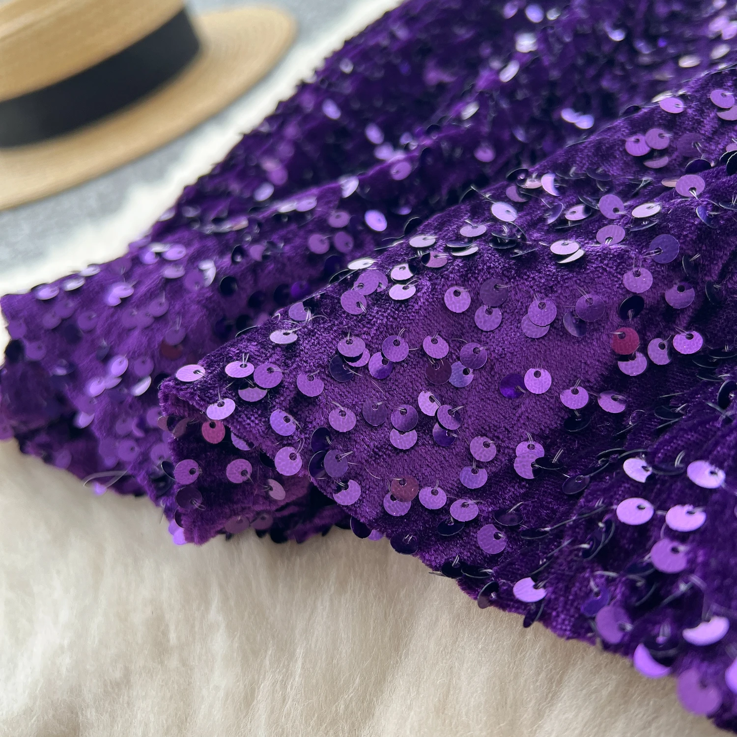 Mulheres chique glitter veludo lápis saia de cintura alta elegante moda envoltório saia outono inverno roupas