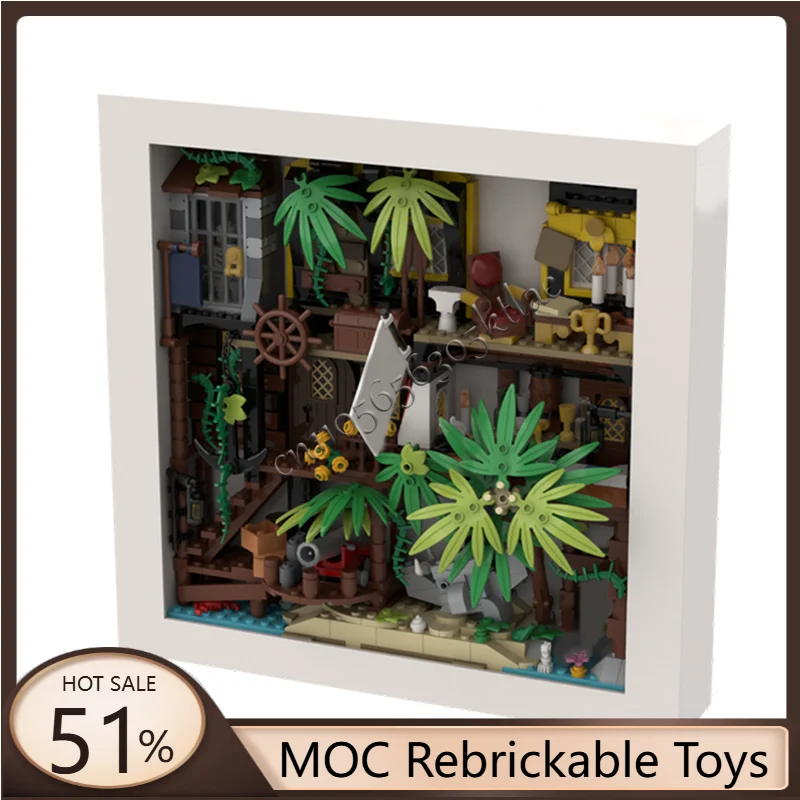 

Горячие 693 детали MOC, модель пиратского корабля, креативные строительные блоки, развивающие игрушки для самостоятельной сборки для детей, полезные рождественские подарки