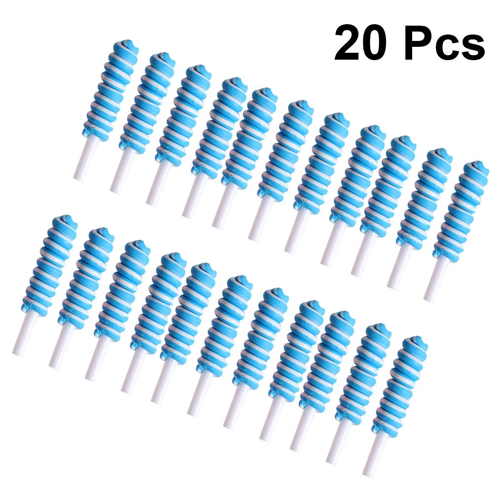 

20 Pcs Lollipop Mobile Phone Case Material Shell Accessories Miniature DIY Decoration Pencil Toy