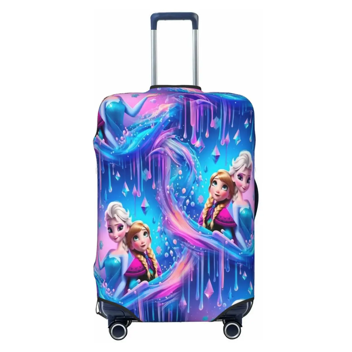 

Custom Elsa And Anna Frozen Luggage Cover Protector Fashion Travel Suitcase Protective Cover for 18-32 Inch
