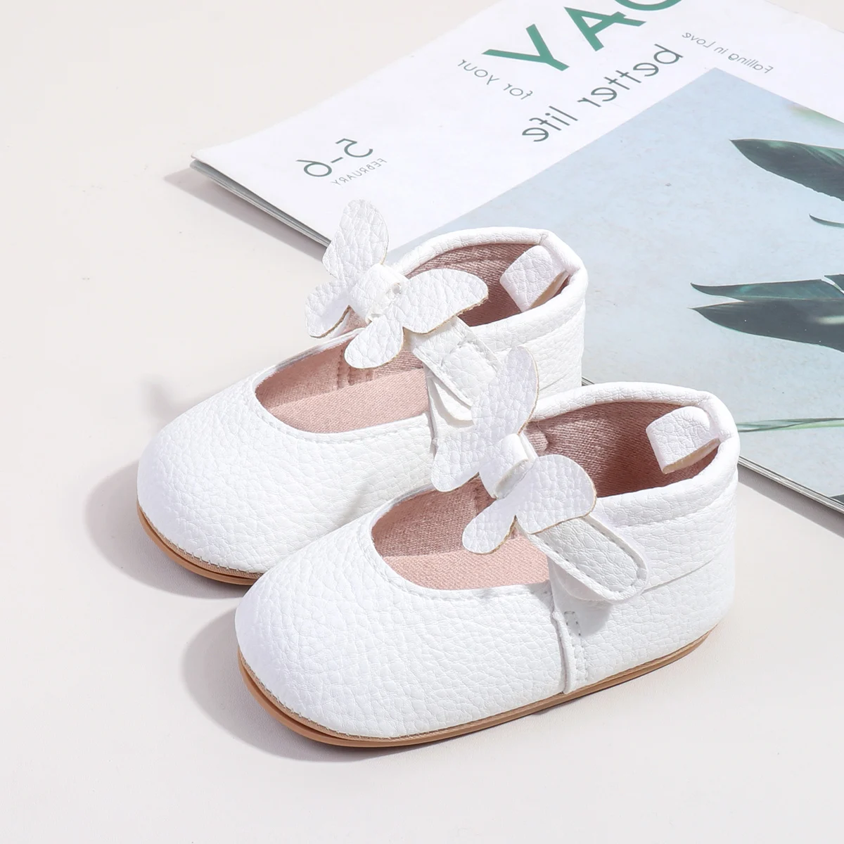 Girls' Princess Soft-Topped Single-Sole Shoes - Spring/Autumn 2025 New Style - Little Girls' Dance Performance Shoes - Baby