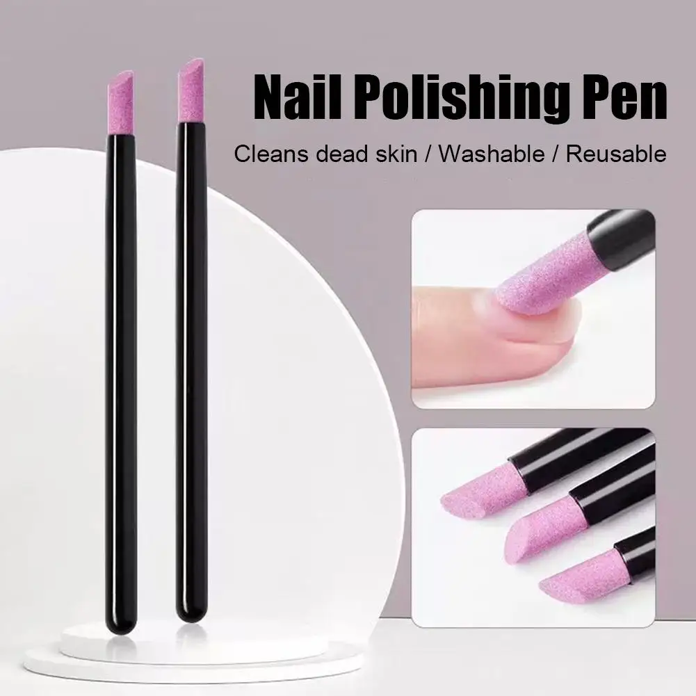 Nails Art Quartz Grinding Pen for Remover Cuticle Dead Skin UV Gel Polish Nail File DIY Manicure Pedicure Care Tools
