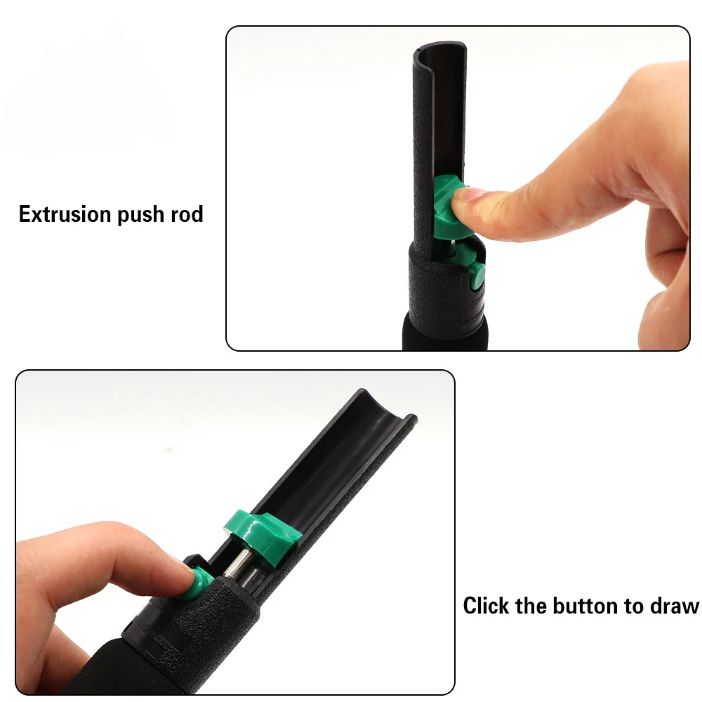 พลาสติกที่มีประสิทธิภาพปั๊มดูด Desoldering สูญญากาศ Soldering Desolder เหล็กปืนบัดกรี Sucker ปากกากำจัดมือเครื่องมือเชื่อม