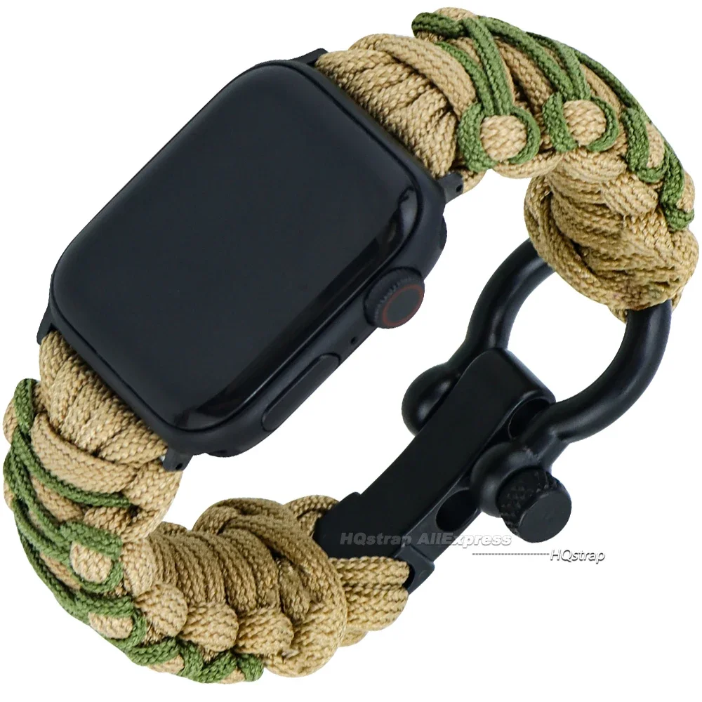 Sport Braided Nylon Strap for Apple Watch Band Ultra 2 49mm 45mm 44mm 42mm Bracelet for Iwatch Series 9 7 6 5 4 8 SE 40mm 41mm