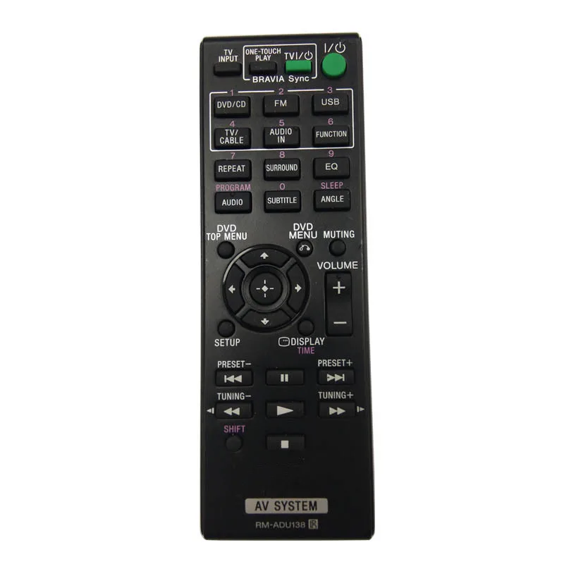 Original remote control for Sonyy audio amplifier system DAV-TZ145 TZ130 TZ130 TZ135 TZ140 TZ630 TZ230  control remoto