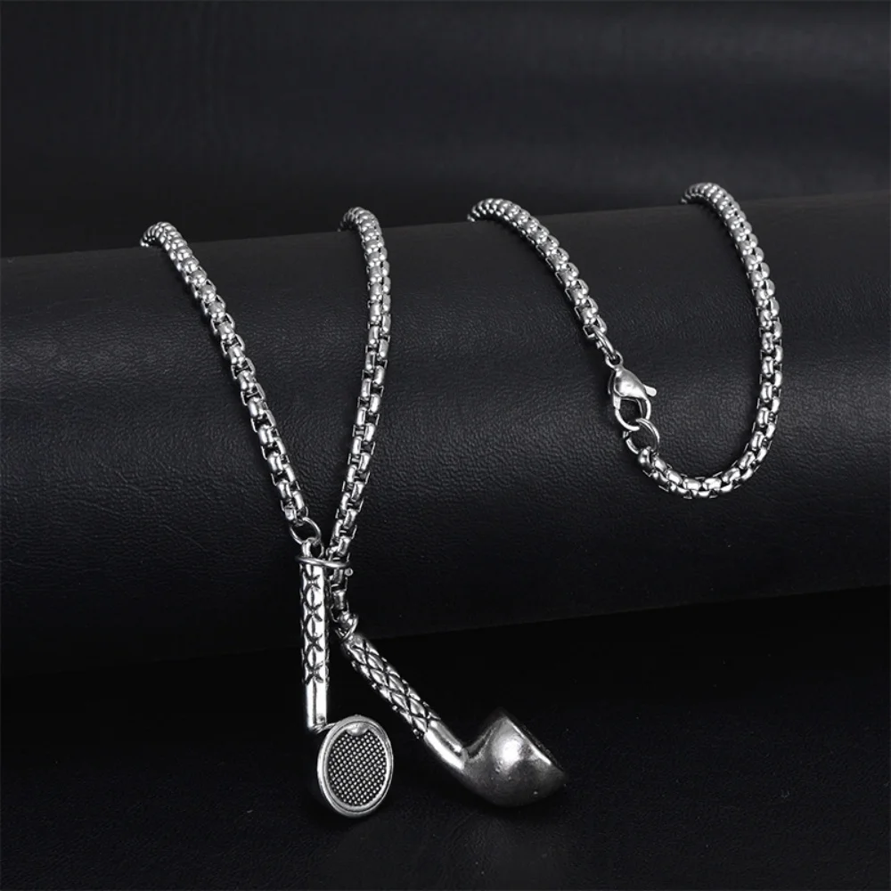 Mode Hip Hop Charme Musik Headset Ohrstöpsel Metall Mann Kleidung Zubehör Halskette Schmuck Für Männer Frauen Anhänger Großhandel