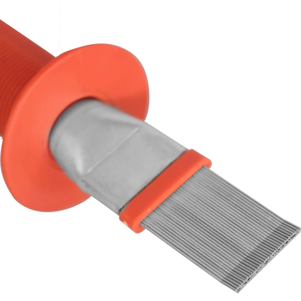 Straightening Cleaning Brush Rake Tool Brush Condenser Radiator Fin Brush Cleaner Refrigerator Coil Cleaning Brush for Radiator view 5
