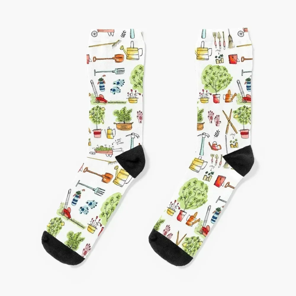 Gardening Socks christmass gift kawaii Socks Male Women's