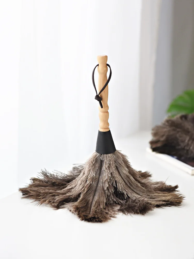 Ostrich Feather Wool Dust Duster Electrical Cabinet Sweeping Supplies Feather Duster for Cleaning Home