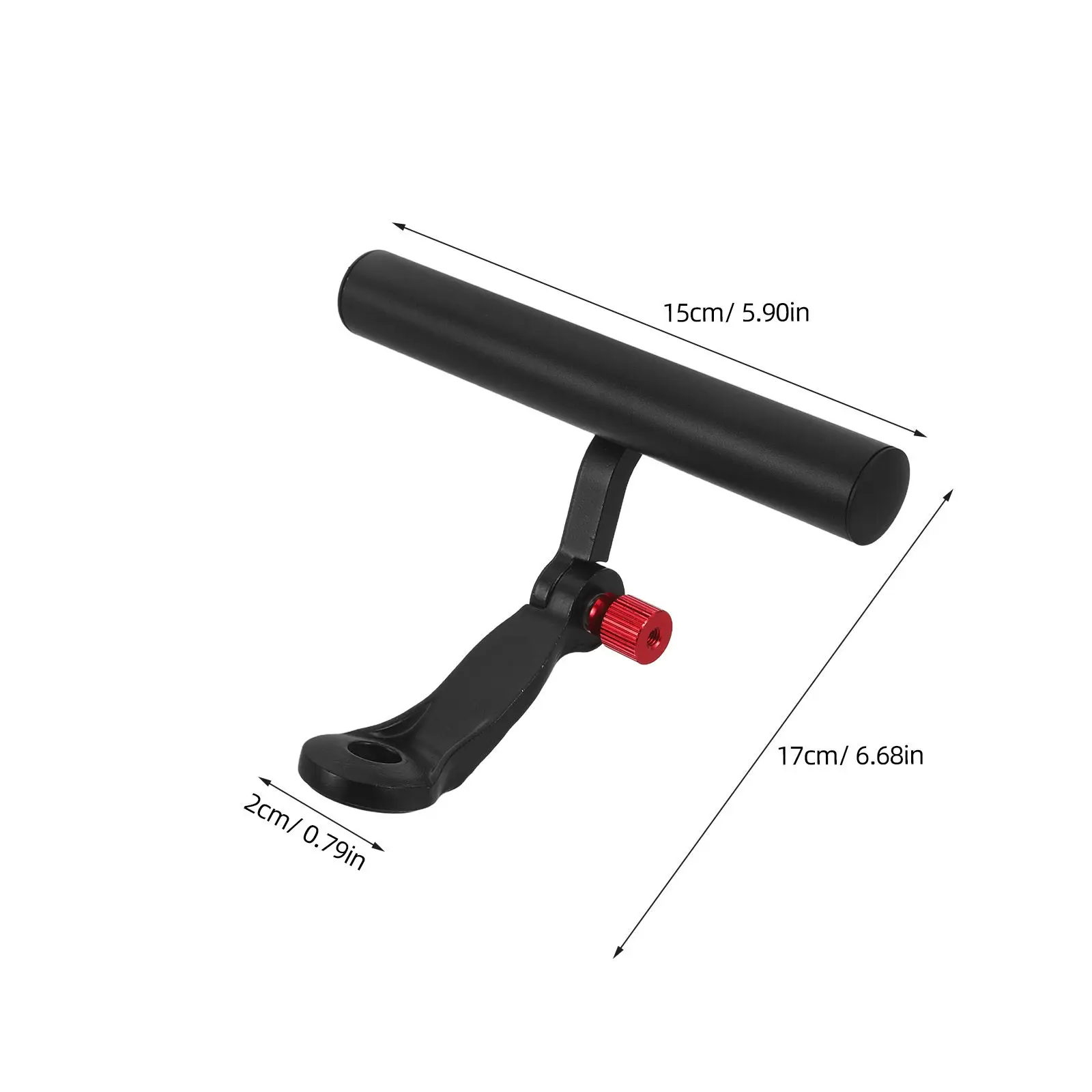 Bike Handlebar Extender Bracket Metal Bicycle Extension Rack for Light Accessories GPS Speedometer Phone Mount