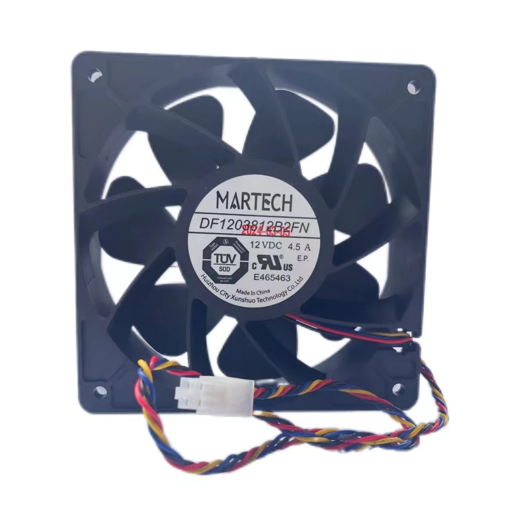 Original 4Pin DF1203812B2FN  12VDC 4.5A 7000RPM 12CM Cooling Fan Suitable For Bitmain Antminer S21 T21